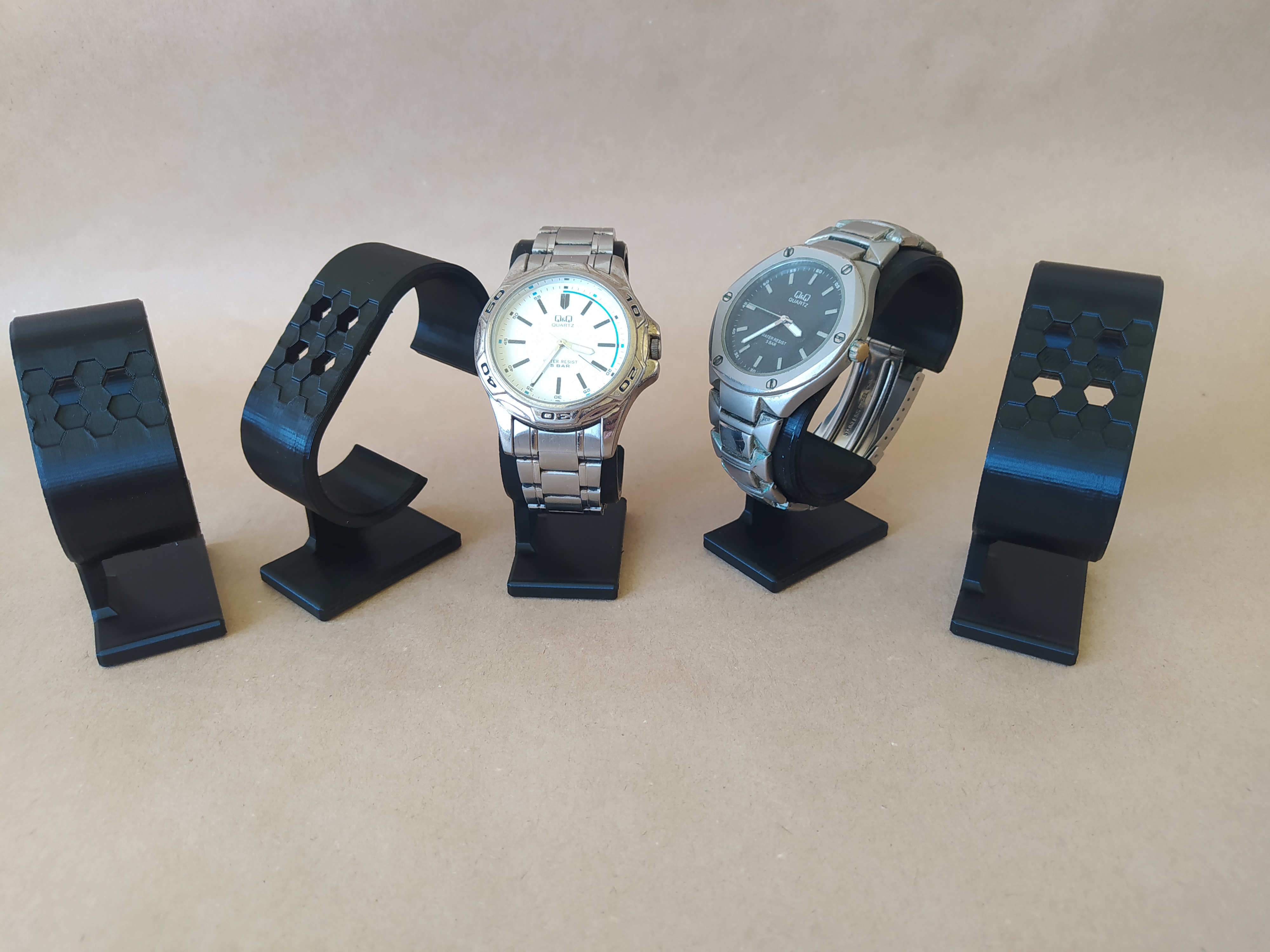 Watch Display Stand with Honeycomb pattern