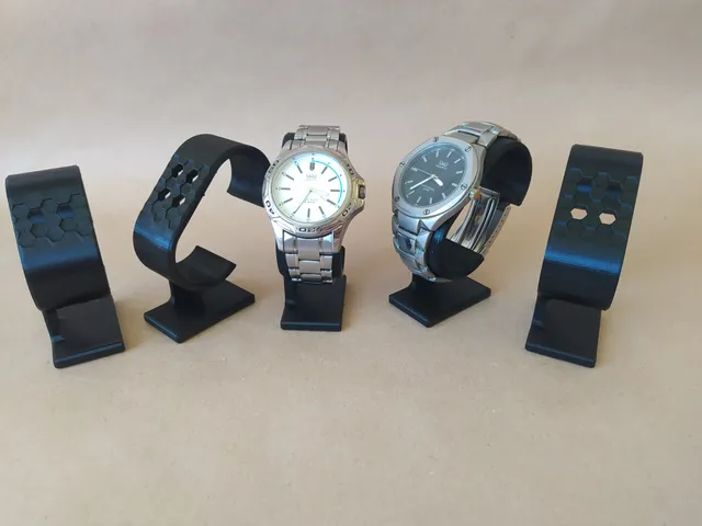 Watch Display Stand with Honeycomb pattern