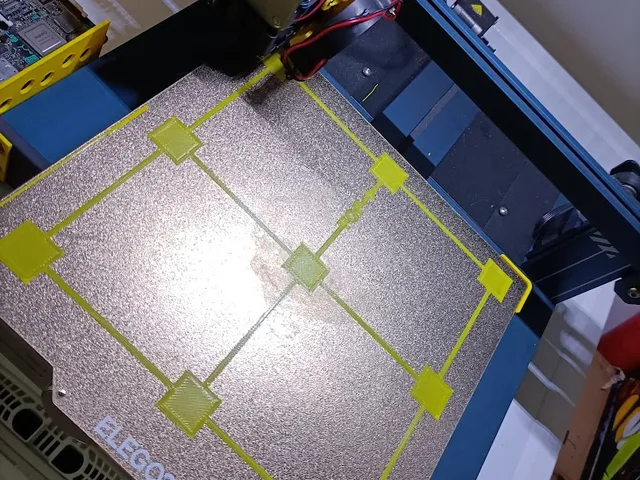 Elegoo Neptune 3 Pro First Layer Calibration Test