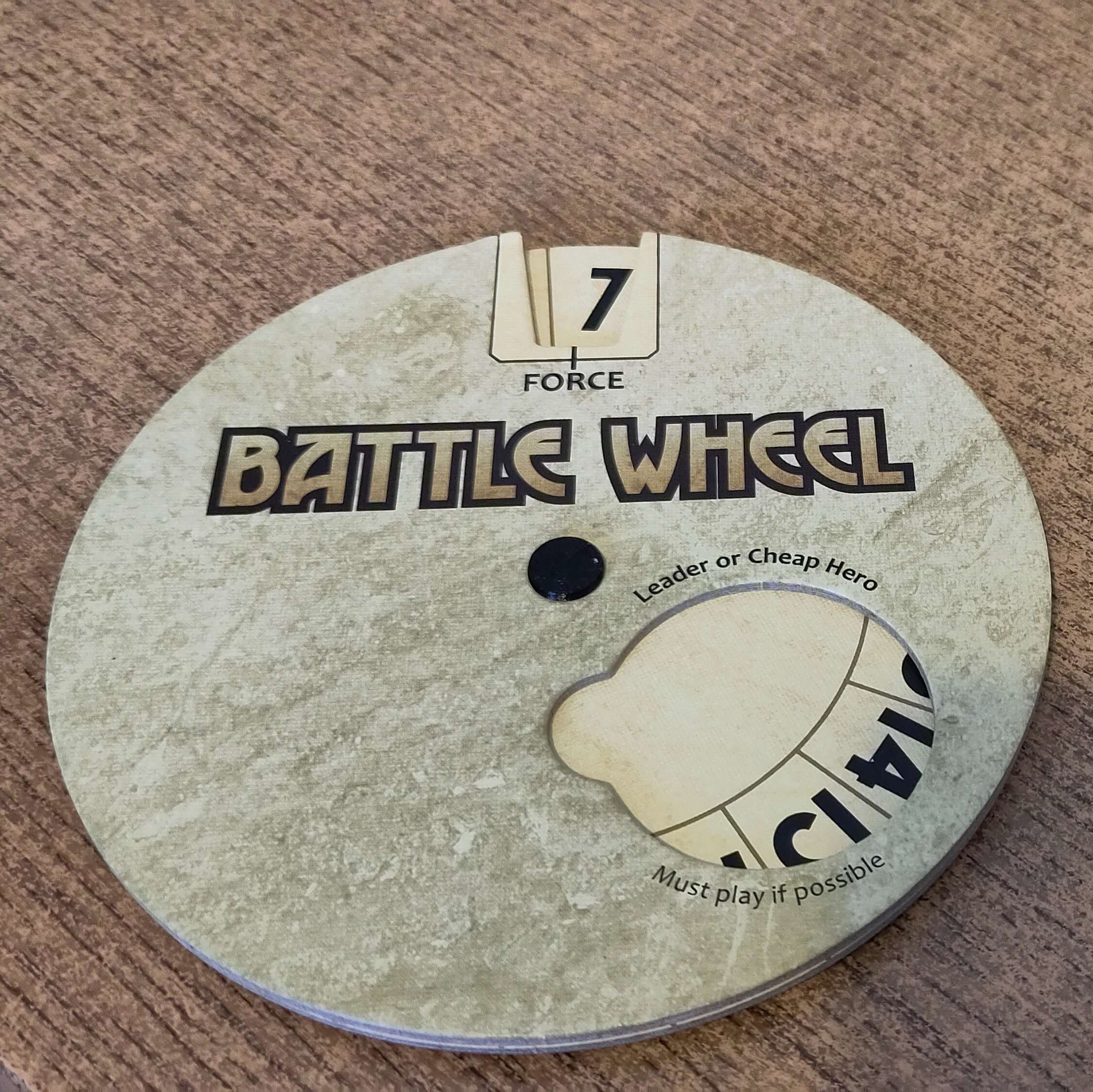 Dune Board Game Battle Wheel Dial Replacement Plastic Piece By Thor