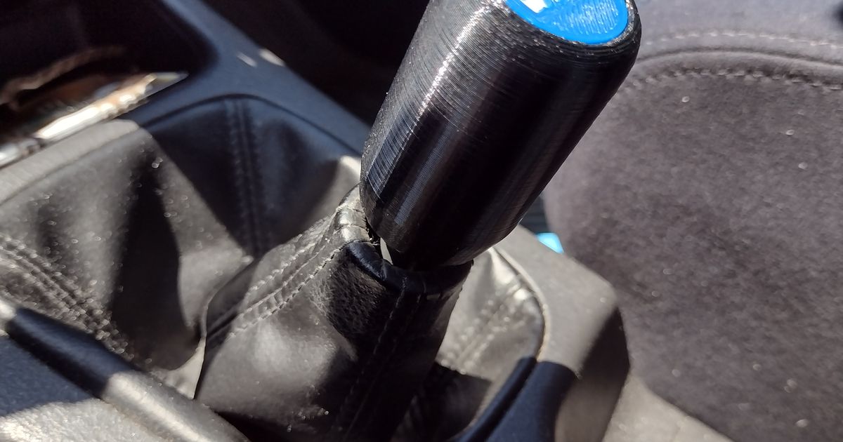 Subaru WRX Shift Knob by southbaygsr Download free STL model