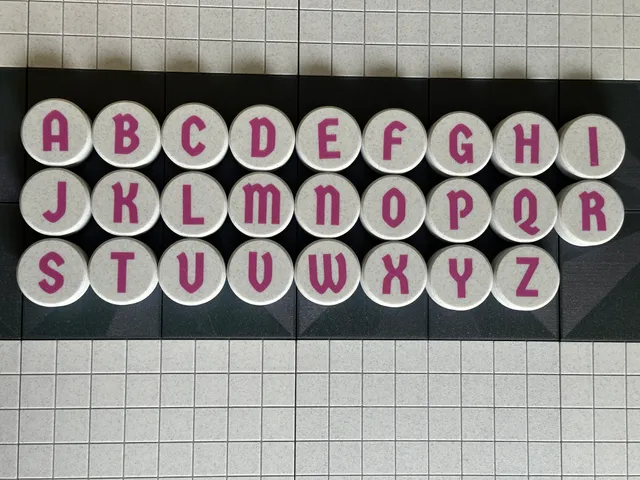 Letter Puck Wall Hangers (Germania One)
