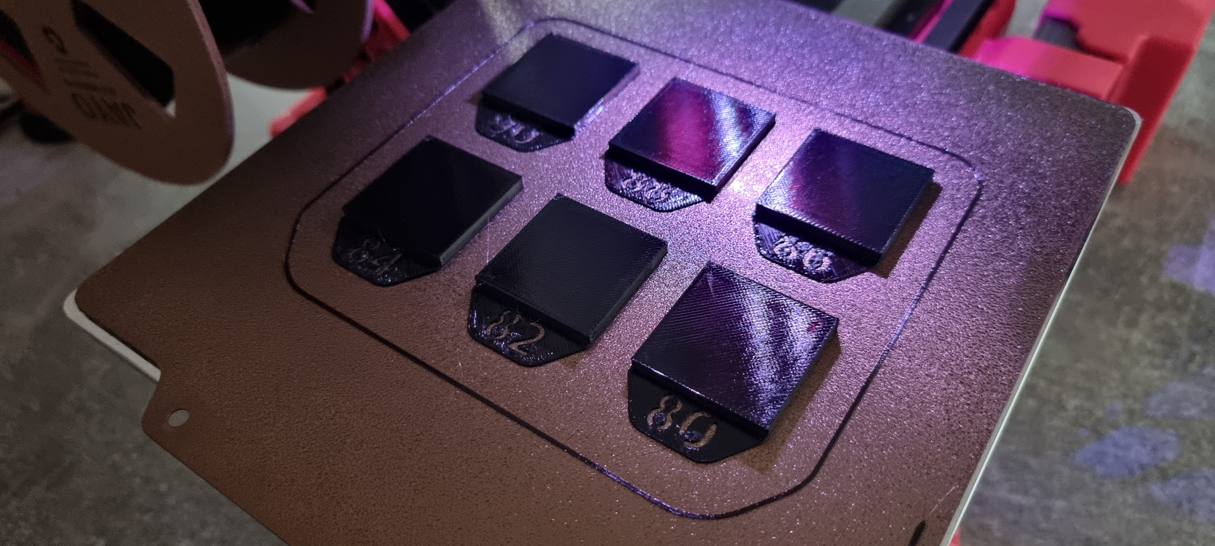 Extrusion multiplier Blocks with numbering 80-110 for Ellis' Tuning Guide