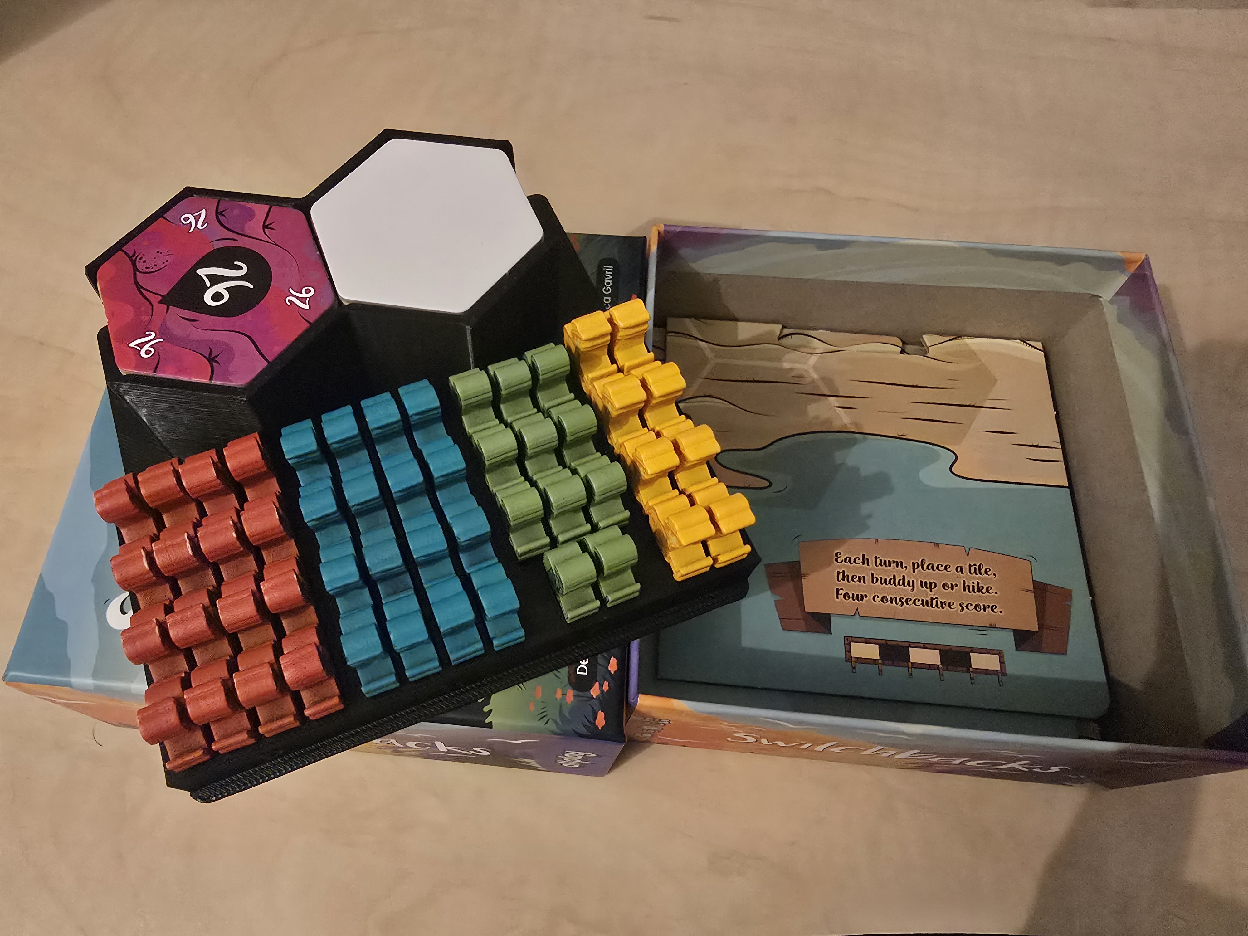 Switchbacks Board Game Insert Remix