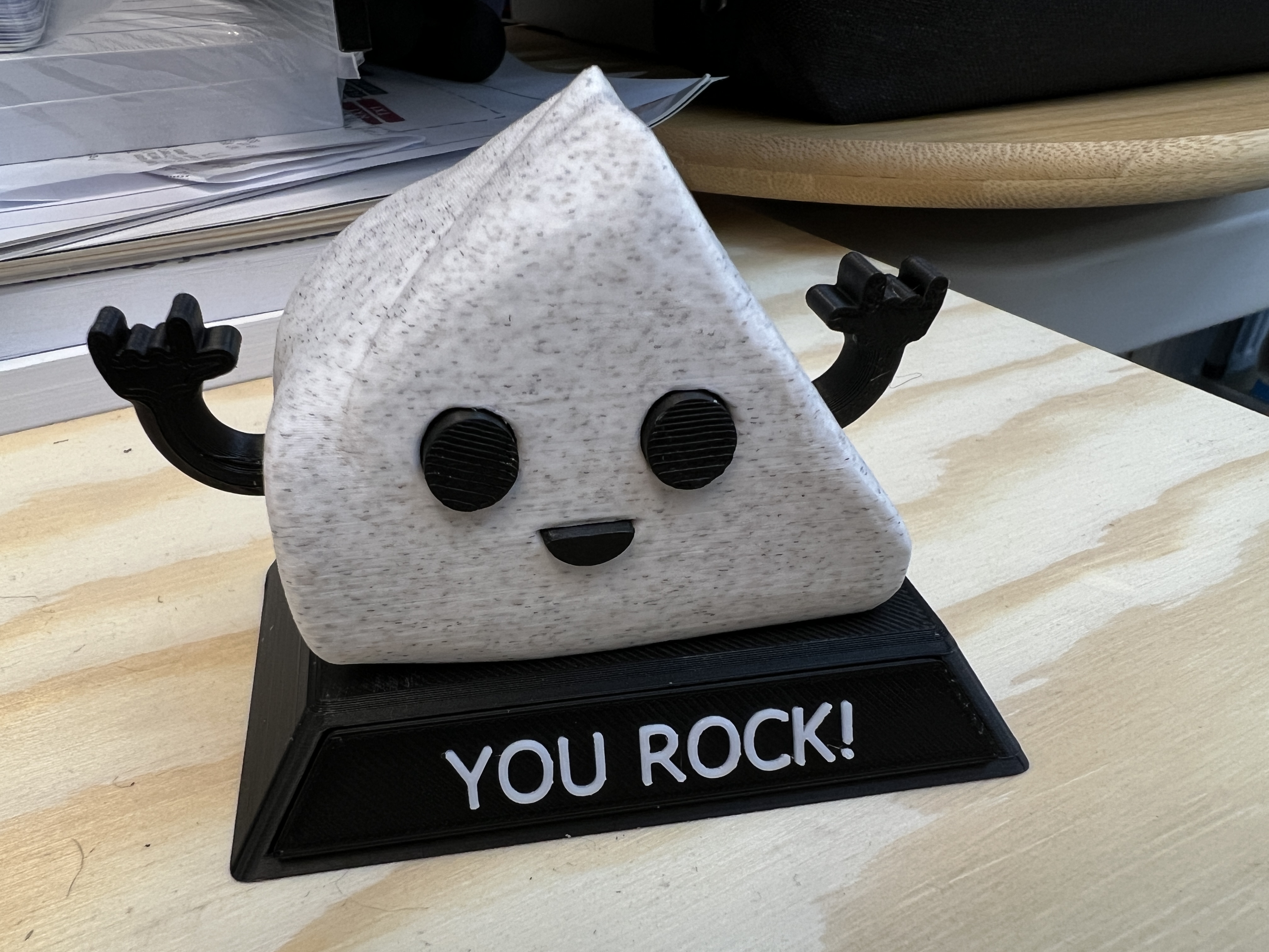 You Rock! Trophy with weighting