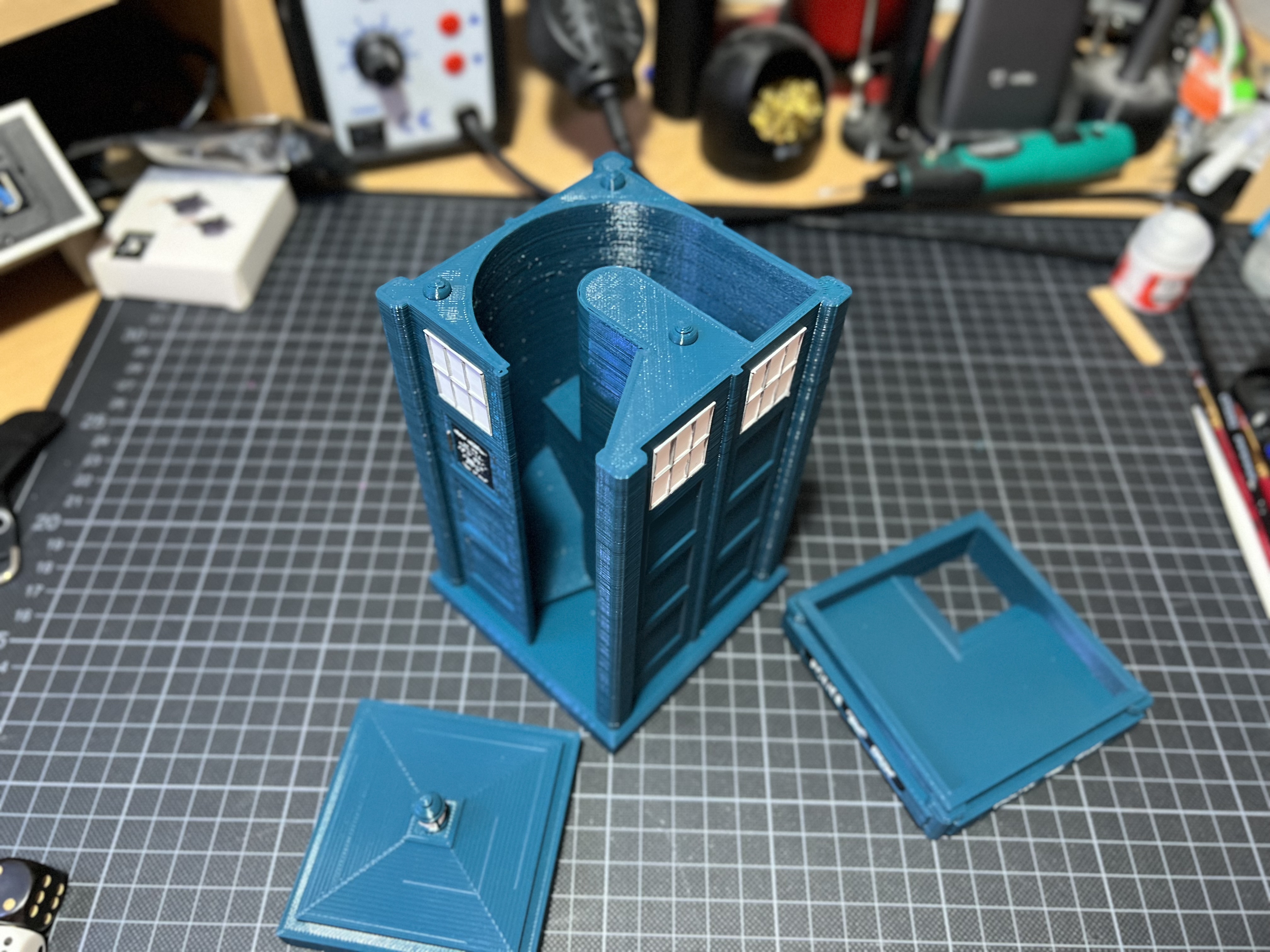 TARDIS Dice Tower 