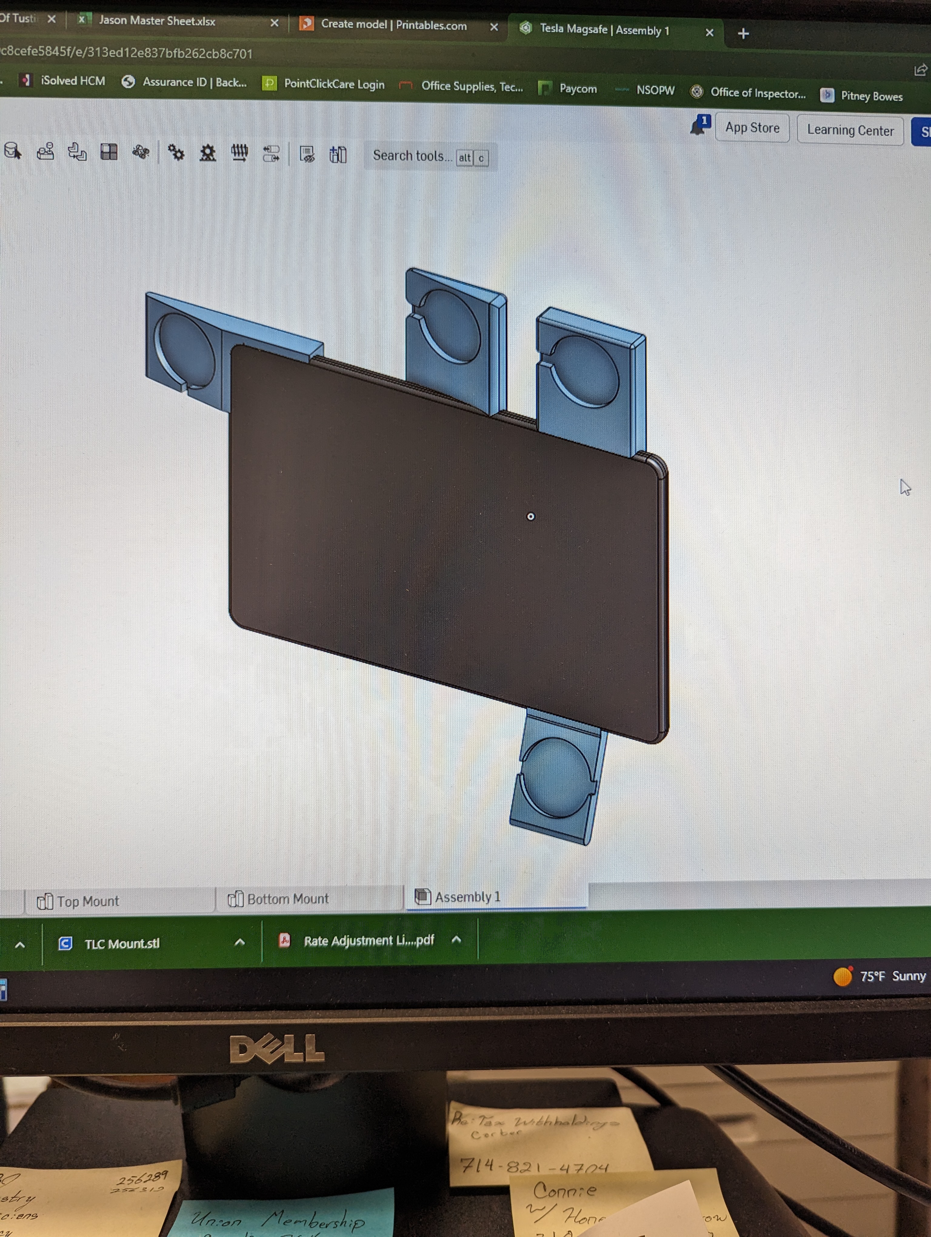 Tesla Screen Magsafe Mount
