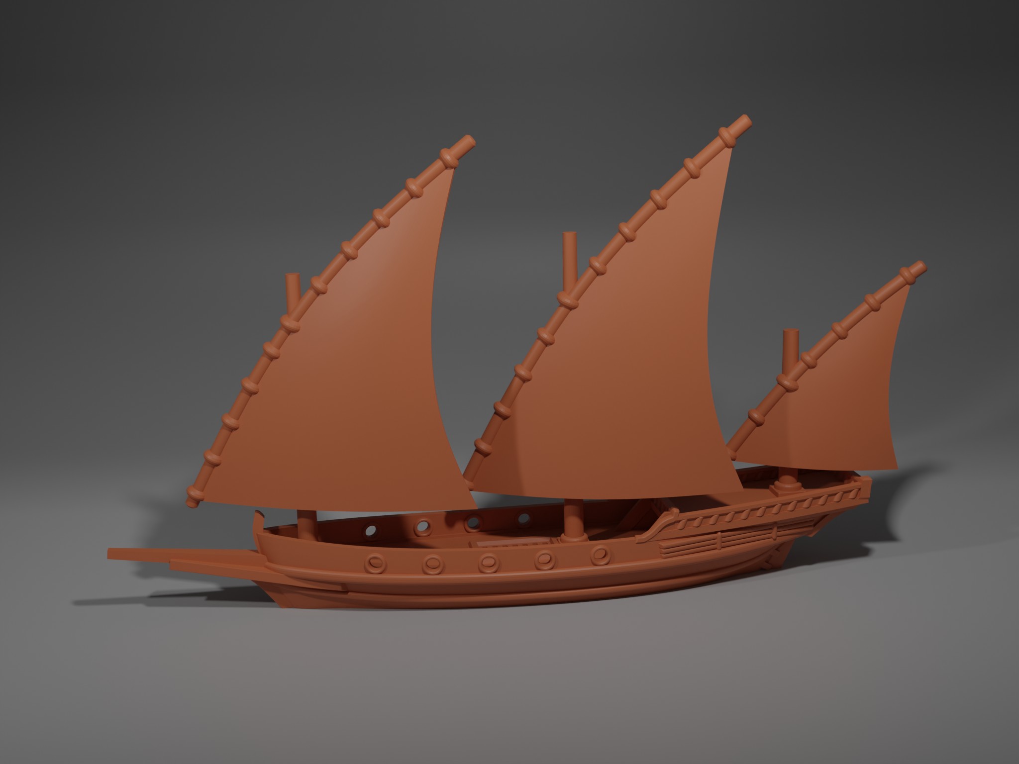 Bay Boat Sea Chaser - 3D Printed Tabletop Gaming STL File - 3D Model  Terrain & Miniatures