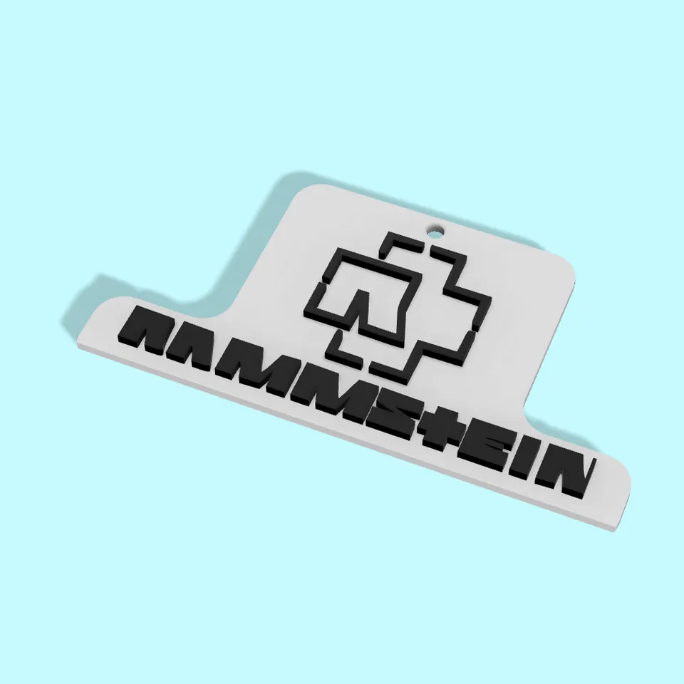 Rammstein logo - Keychain