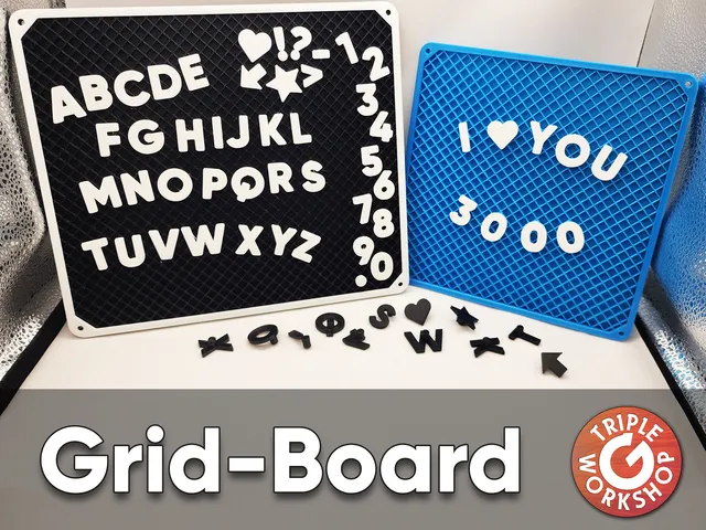⛋ Grid-Board Display w/44 Characters