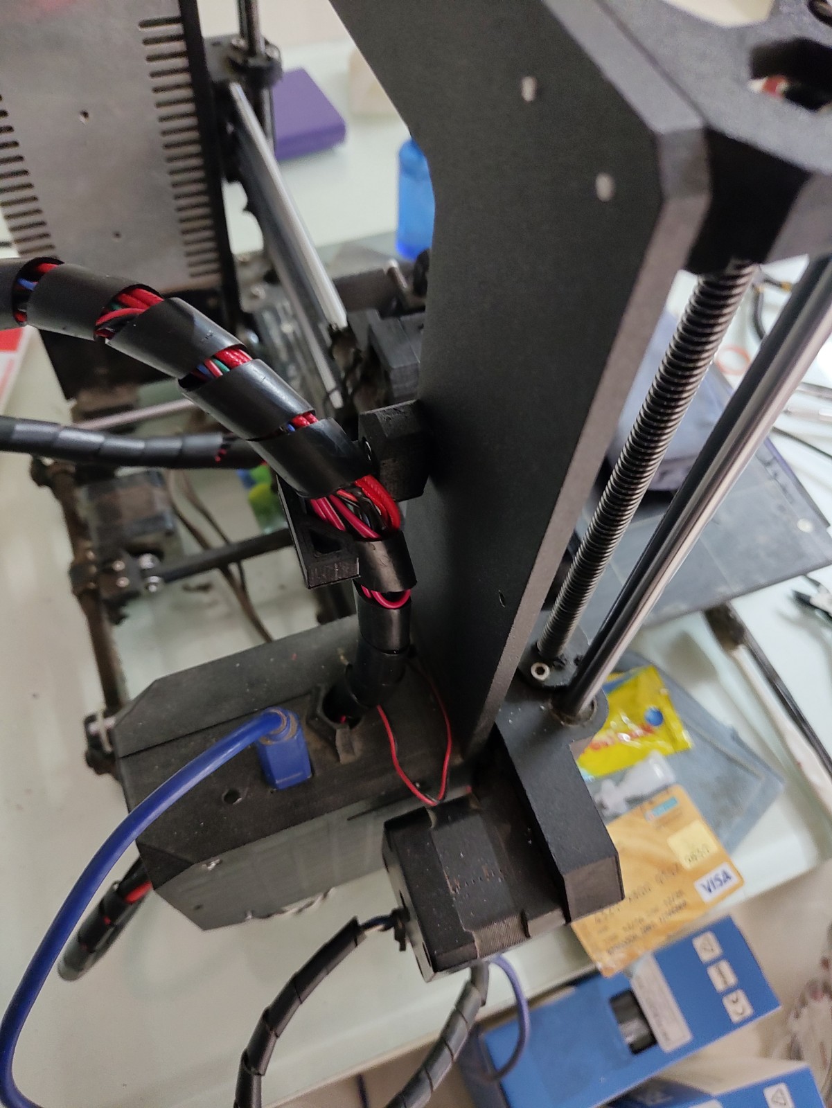 Extruder cable support for Prusa mk2s