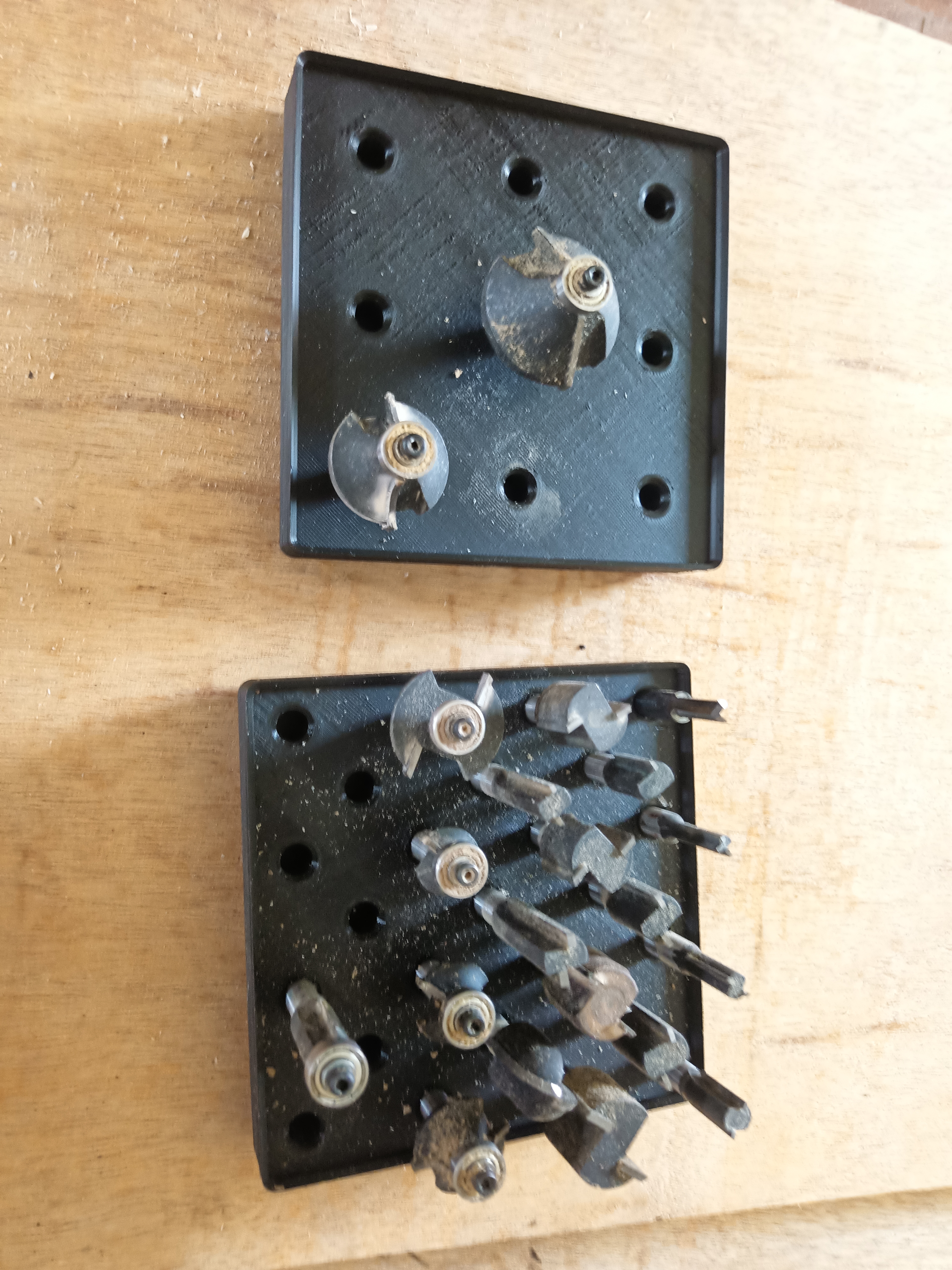 Gridfinity router bit holder - 8mm