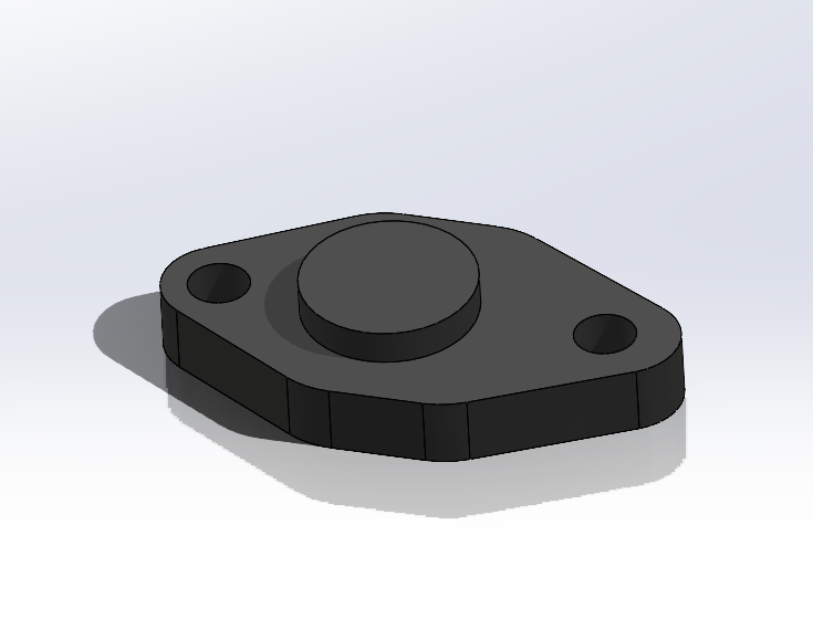 Polaris SL 750 Oil Pump Block Off Plate