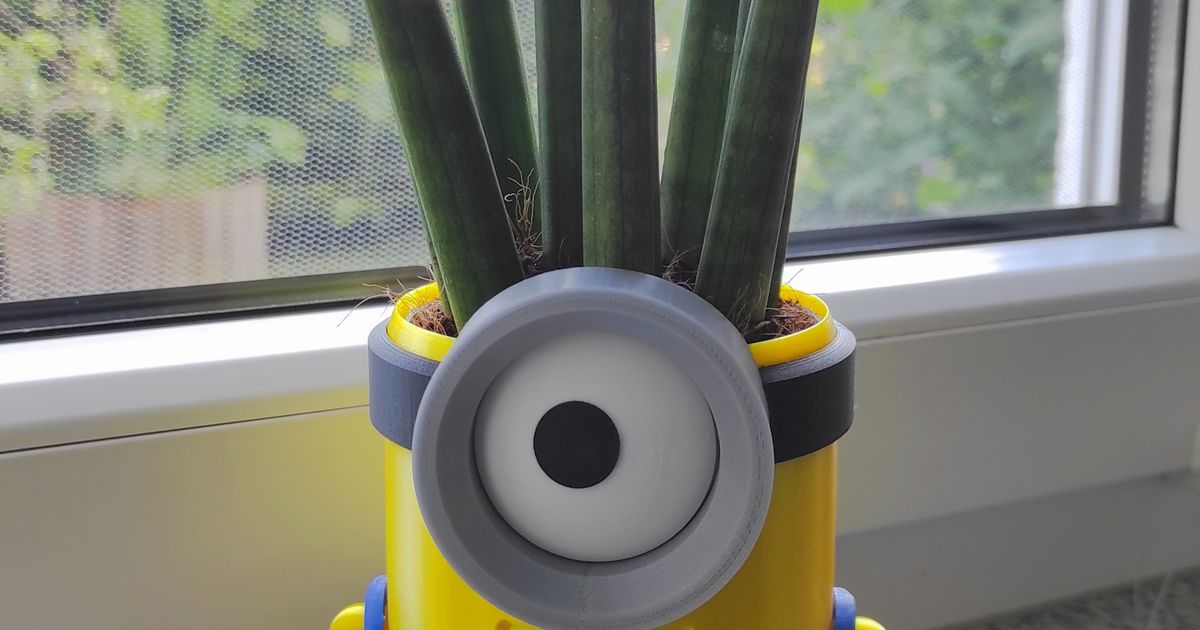 Minion Planter by STR | Download free STL model | Printables.com