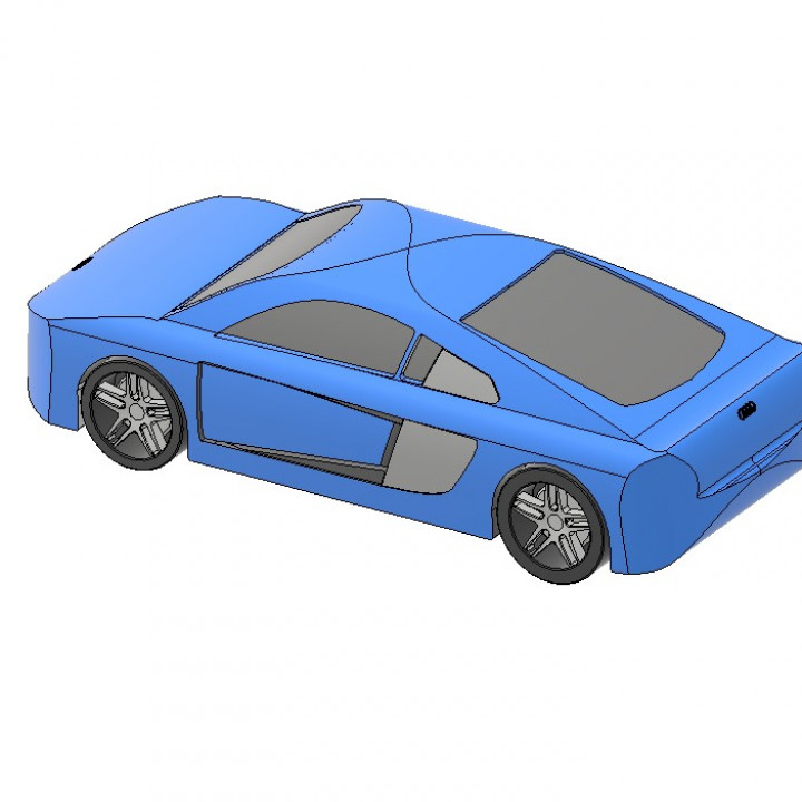 Audi R8 V10 Plus 2019 by Creative Electronics | Download free STL model ...