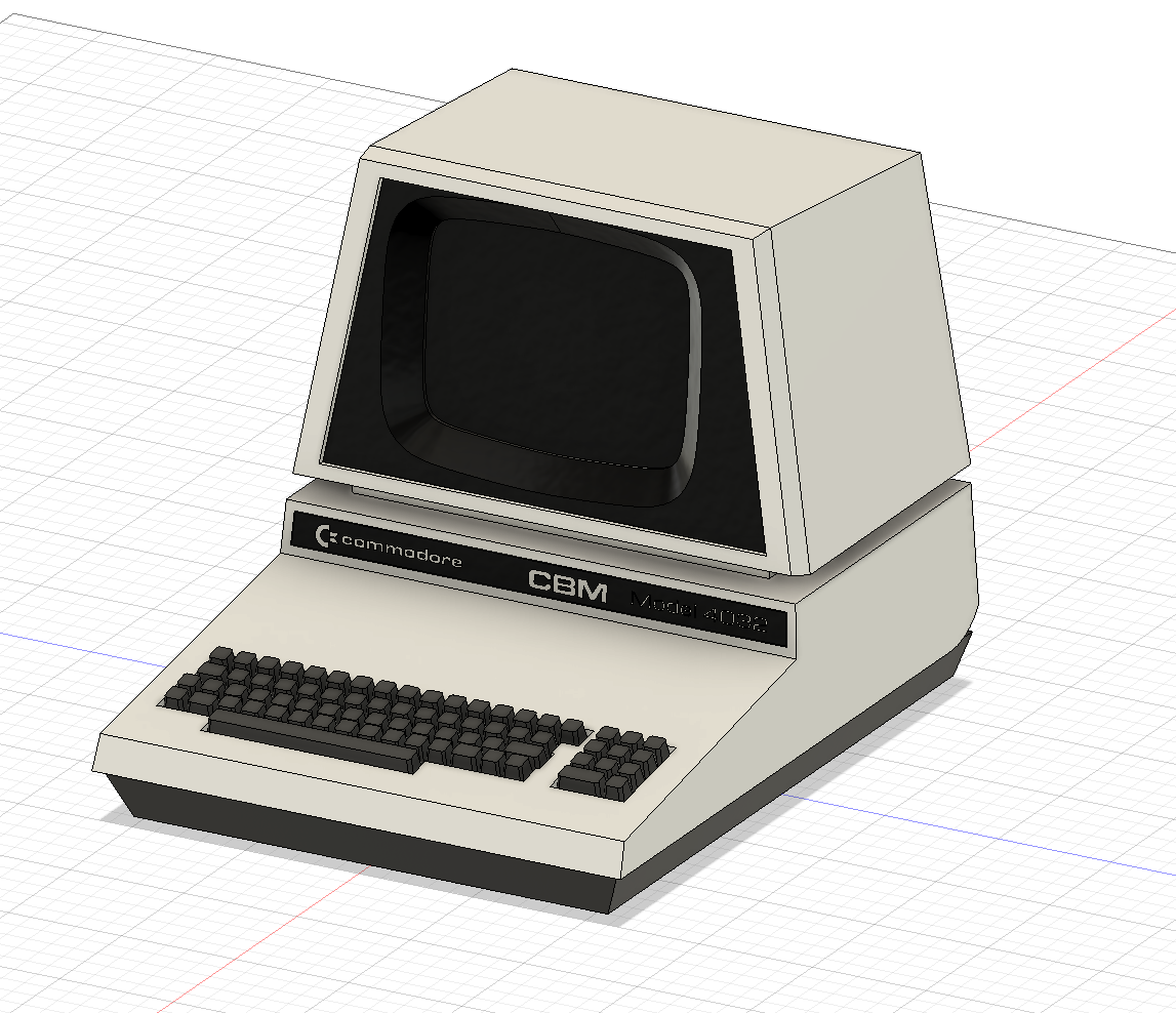 Miniatura 4 do modelo 3D Commodore PET Mini for Raspberry Pi 5