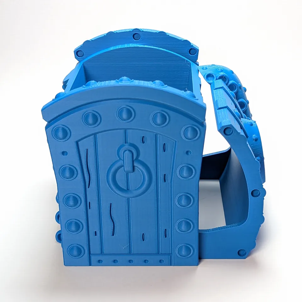3D Printable Tentacle Treasure Chest (and insert trays!) by Clockspring