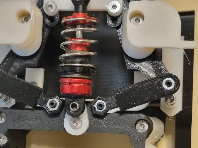 Side damper tubes for RC F1