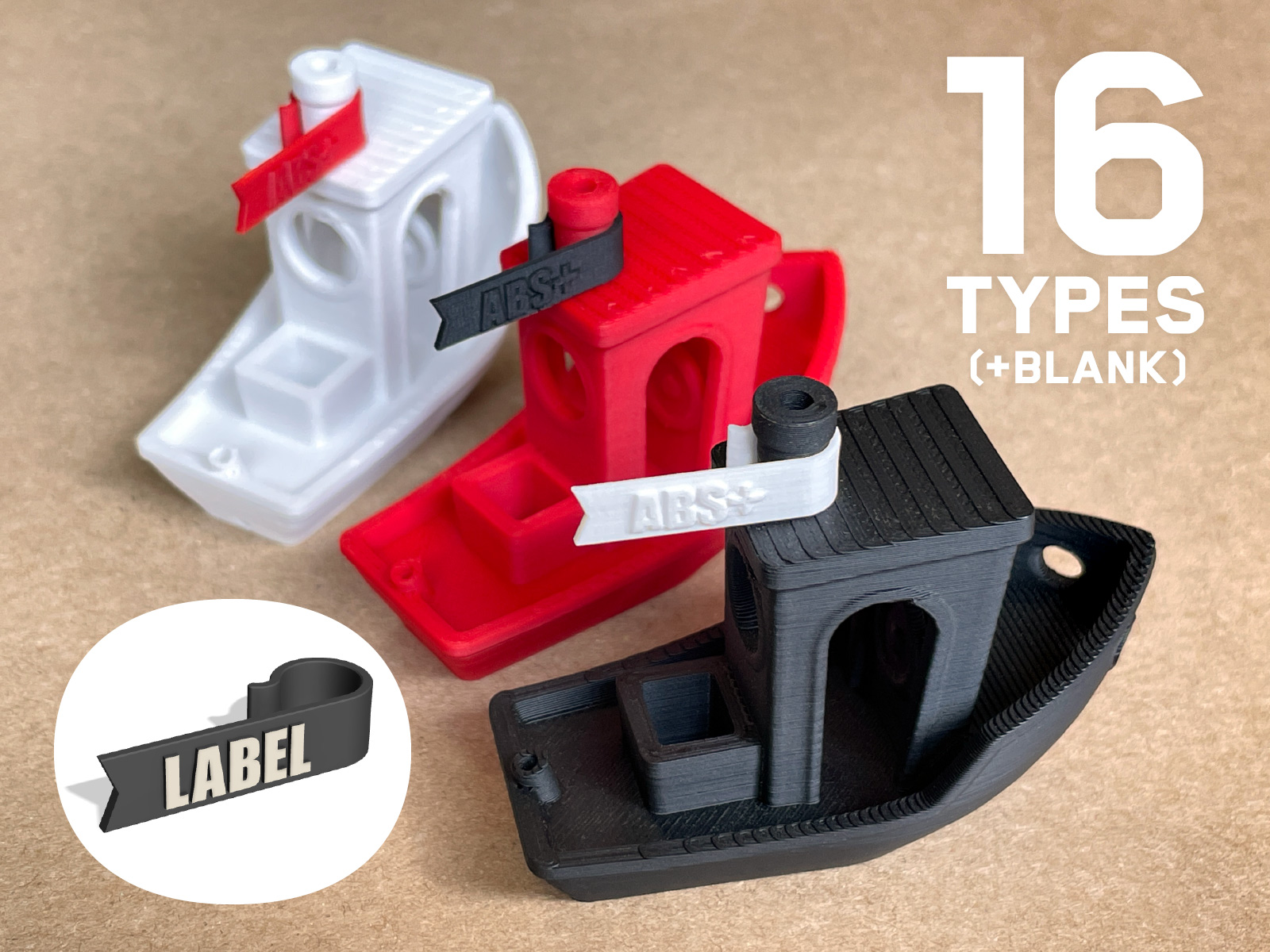 Clip Tag for Benchy (Customizable)