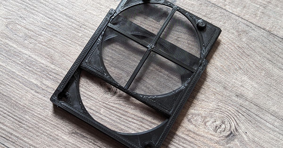 easy removable and easy to clean filter for 92mm fan by toscdesign ...