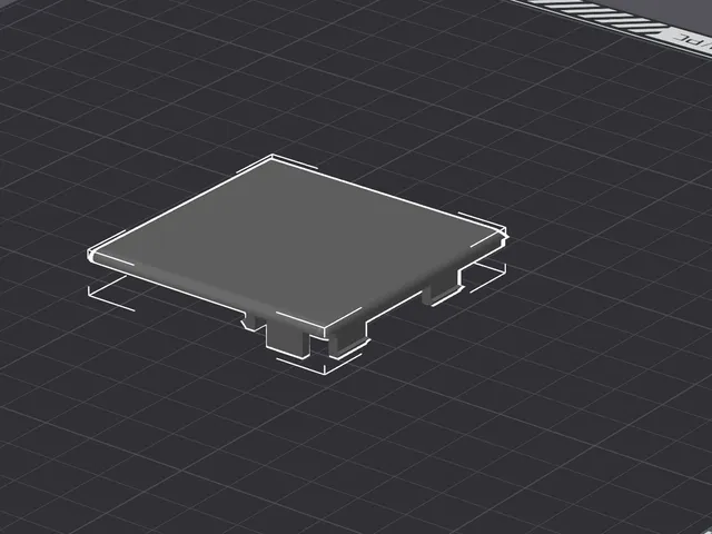 Bambu X1C/P1P Poop Cover Flat (No Logo)