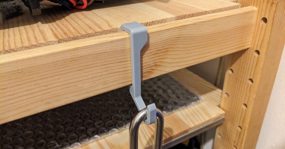 IKEA IVAR Hook snapon by Thebigfoot Download free STL model