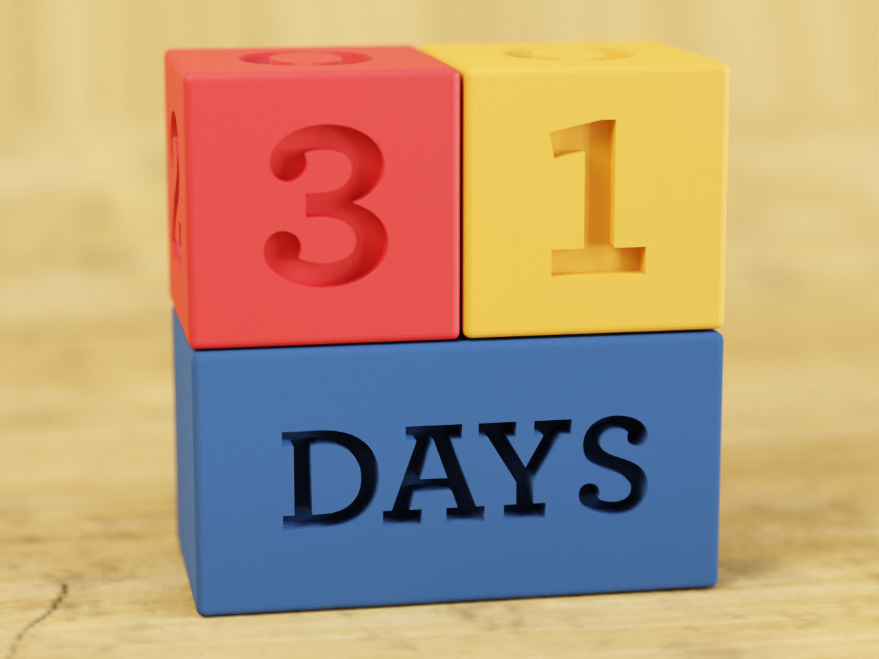 Milestone Blocks - Track days, weeks, months, and years
