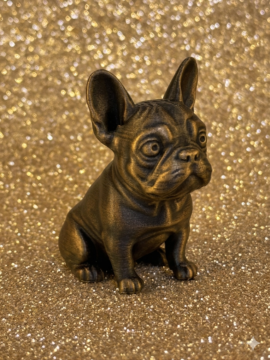 Sculpted French Bulldog 3D model by Roberto Gallocchio