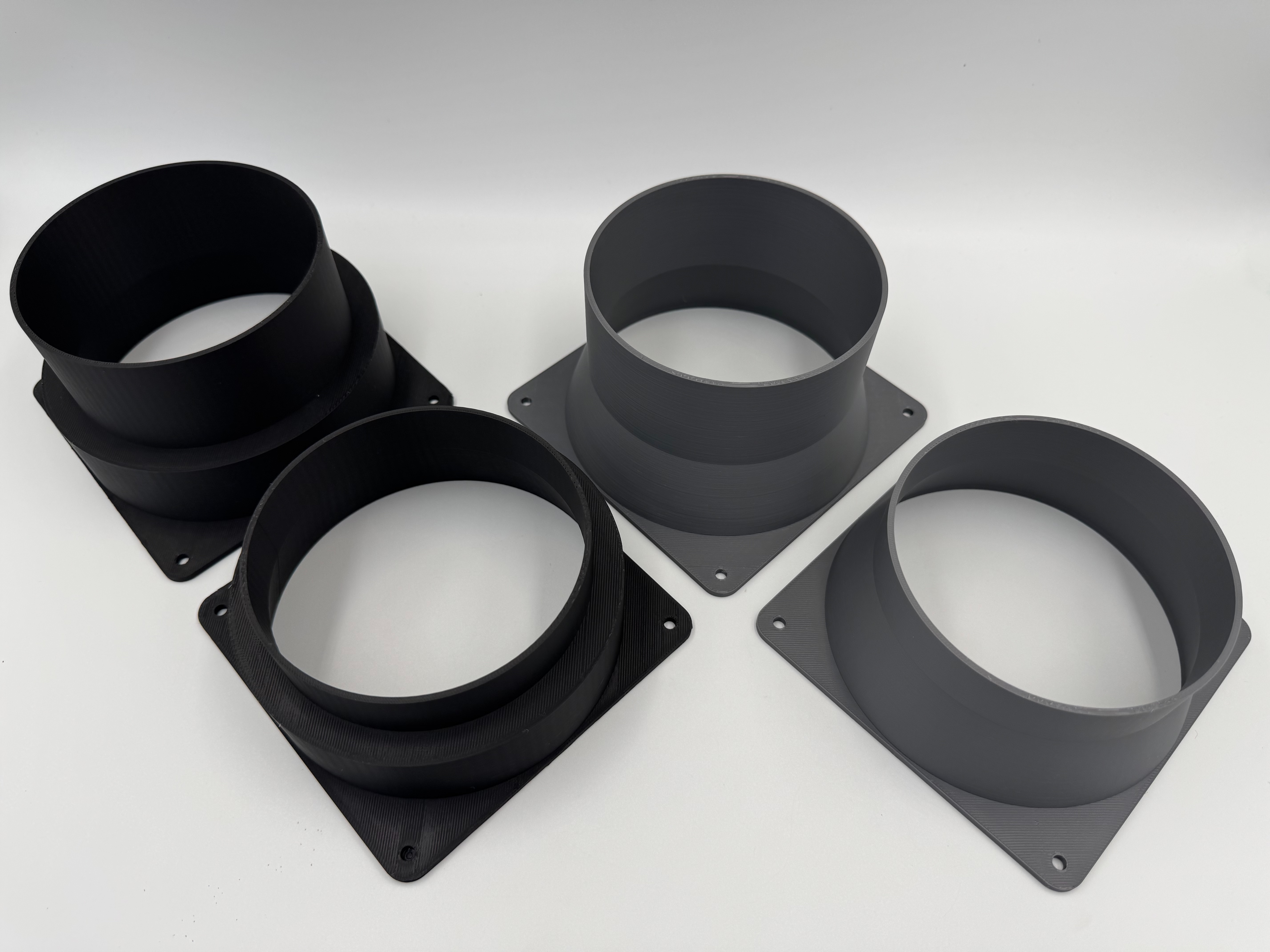 120mm Fan To 100mm Pipe Adaptors