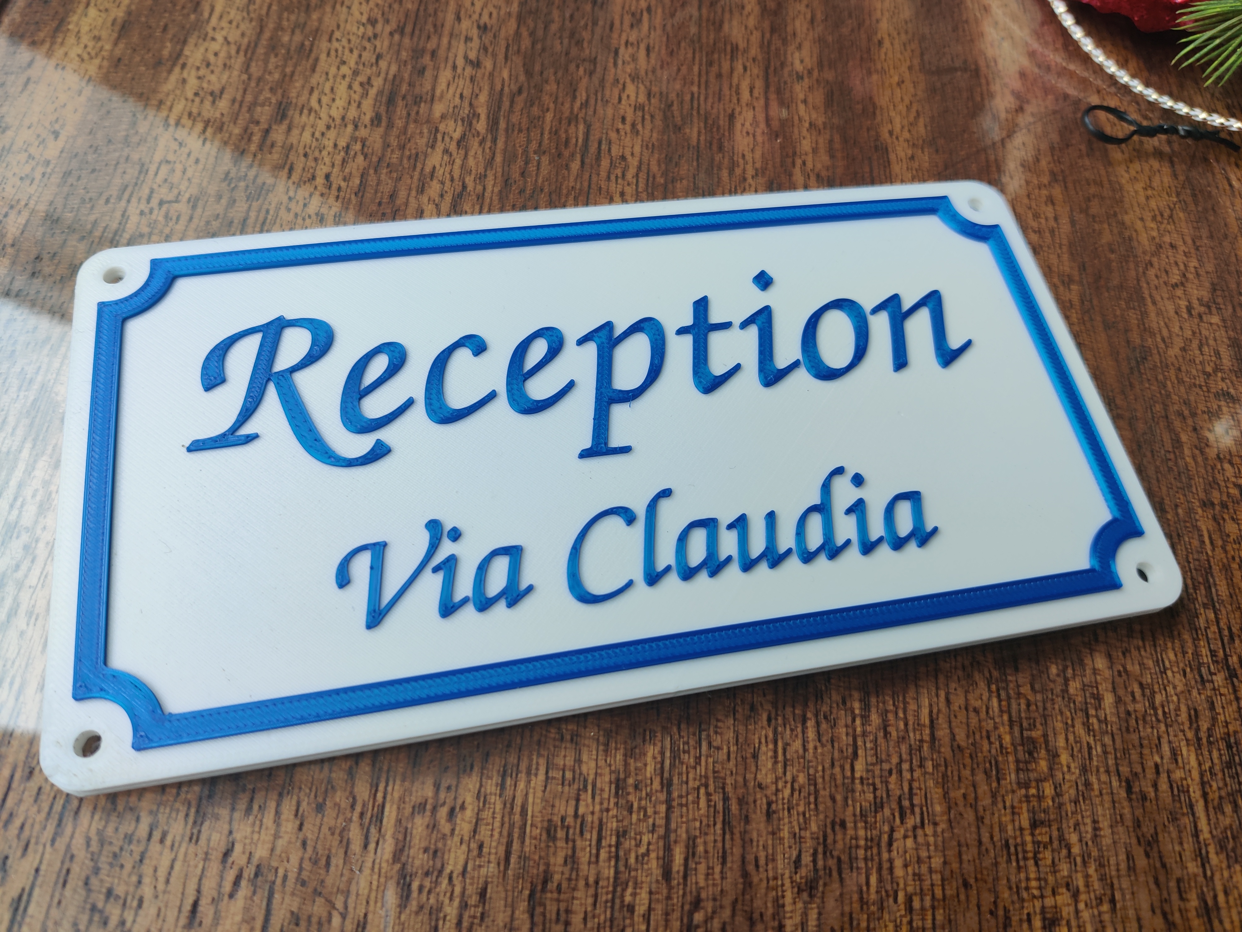 Customizable Plate / Palque / Sign with Border
