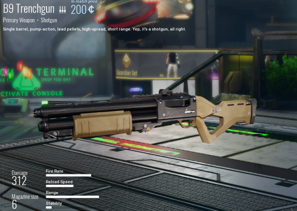 Co-Tec B9 Trenchgun from The Cycle: Frontier
