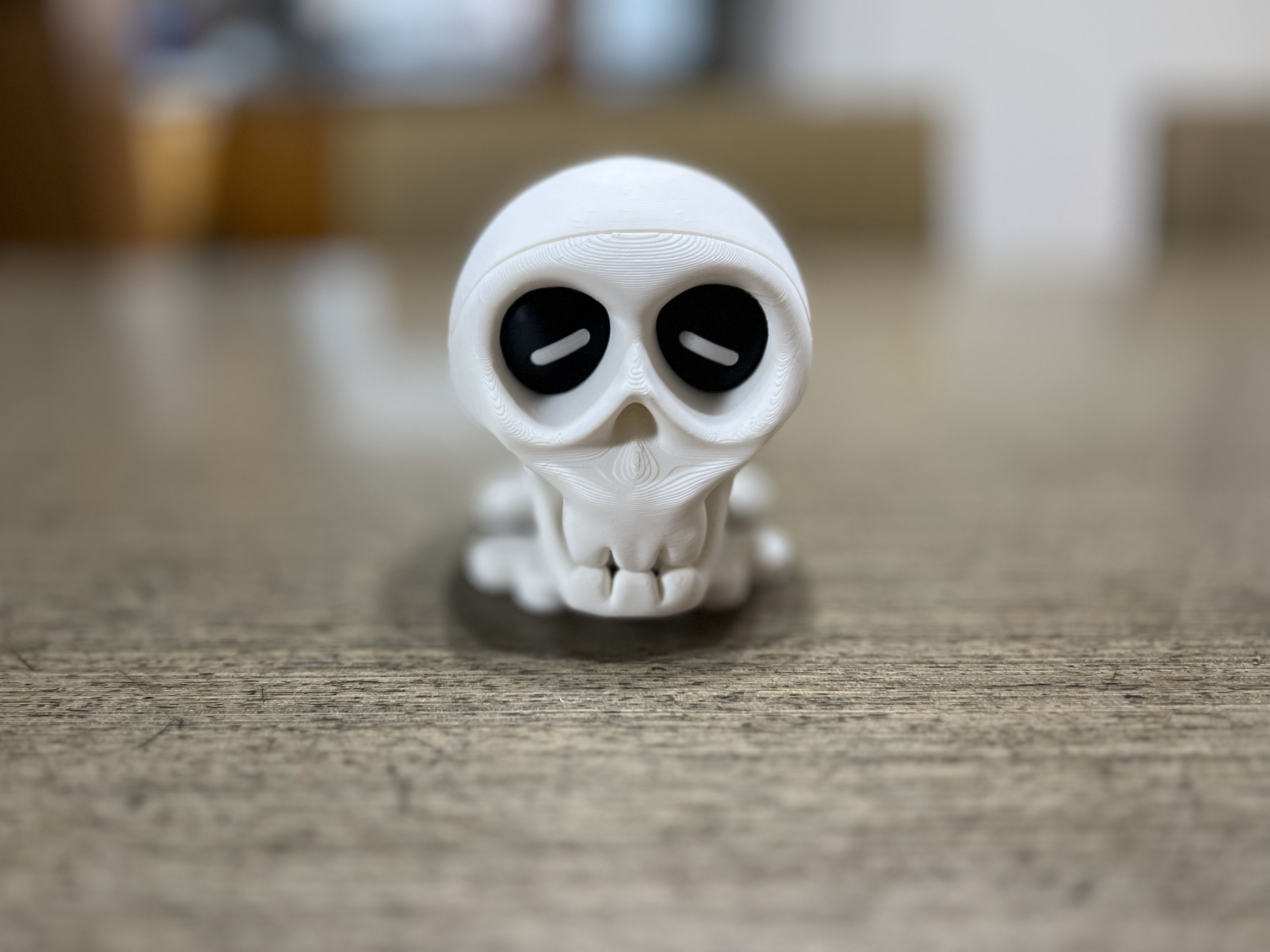 Miniatura 3 do modelo 3D Skull Statue- Expression Changing Available
