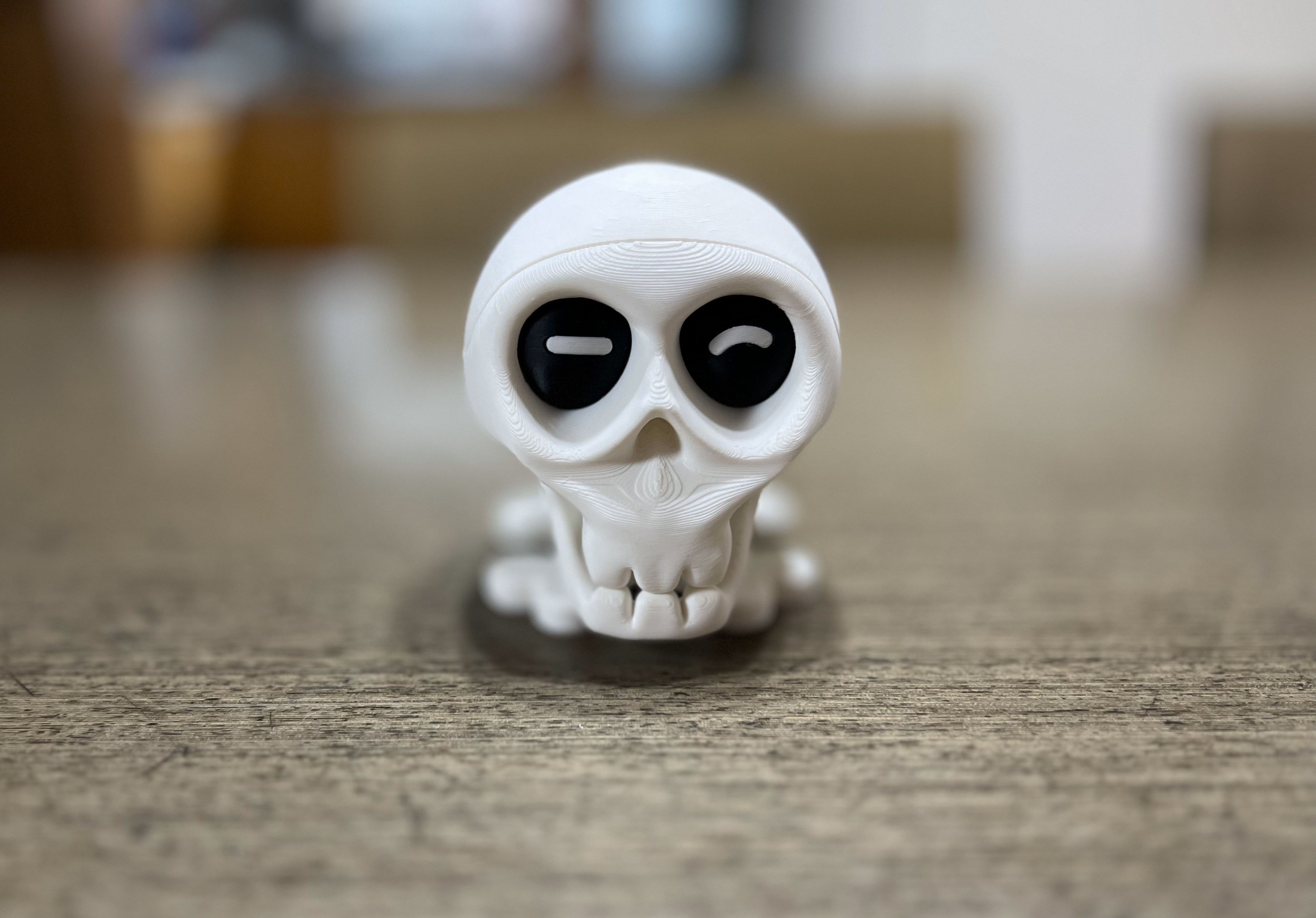 Miniatura 6 do modelo 3D Skull Statue- Expression Changing Available
