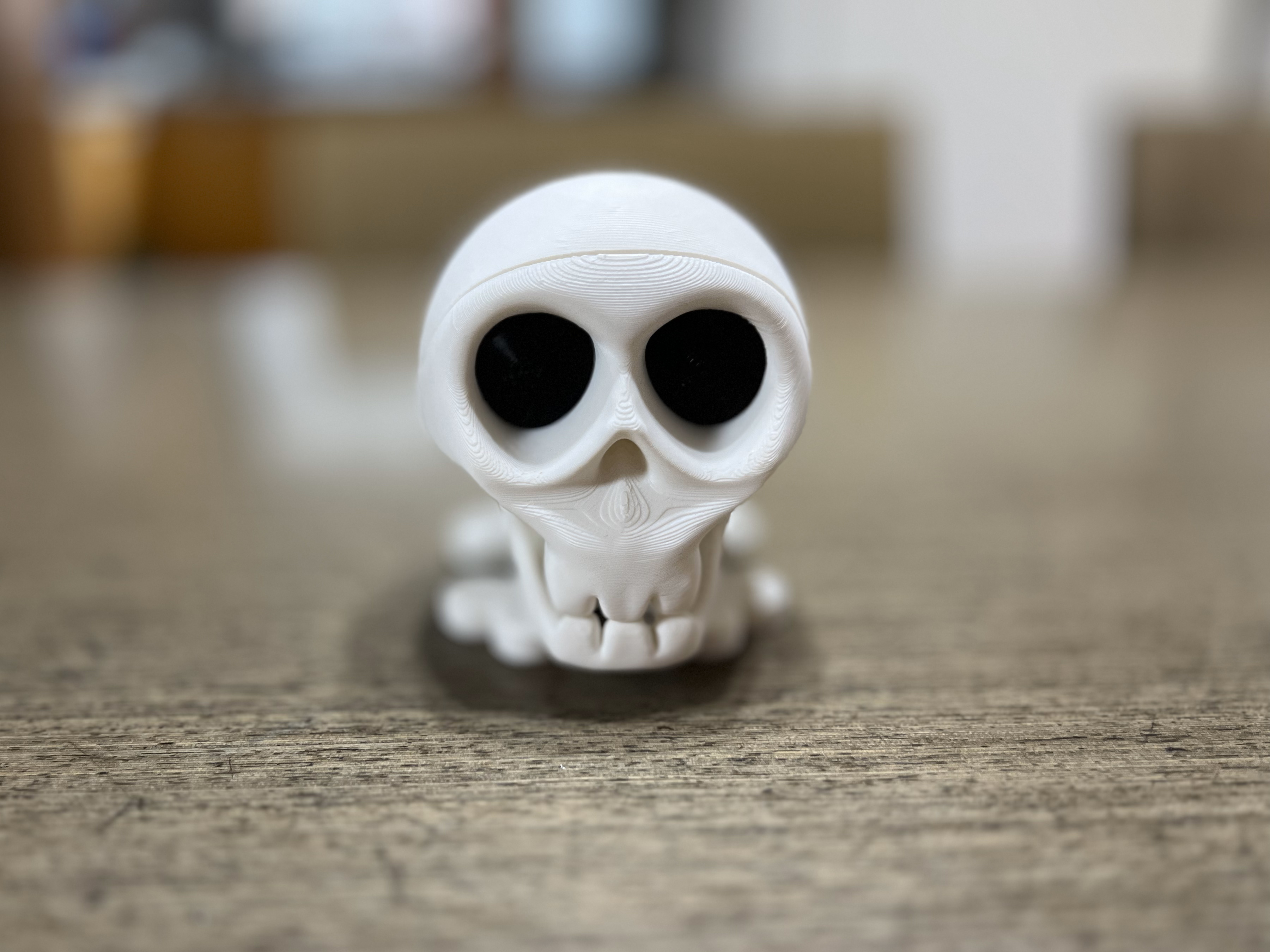 Miniatura 2 do modelo 3D Skull Statue- Expression Changing Available