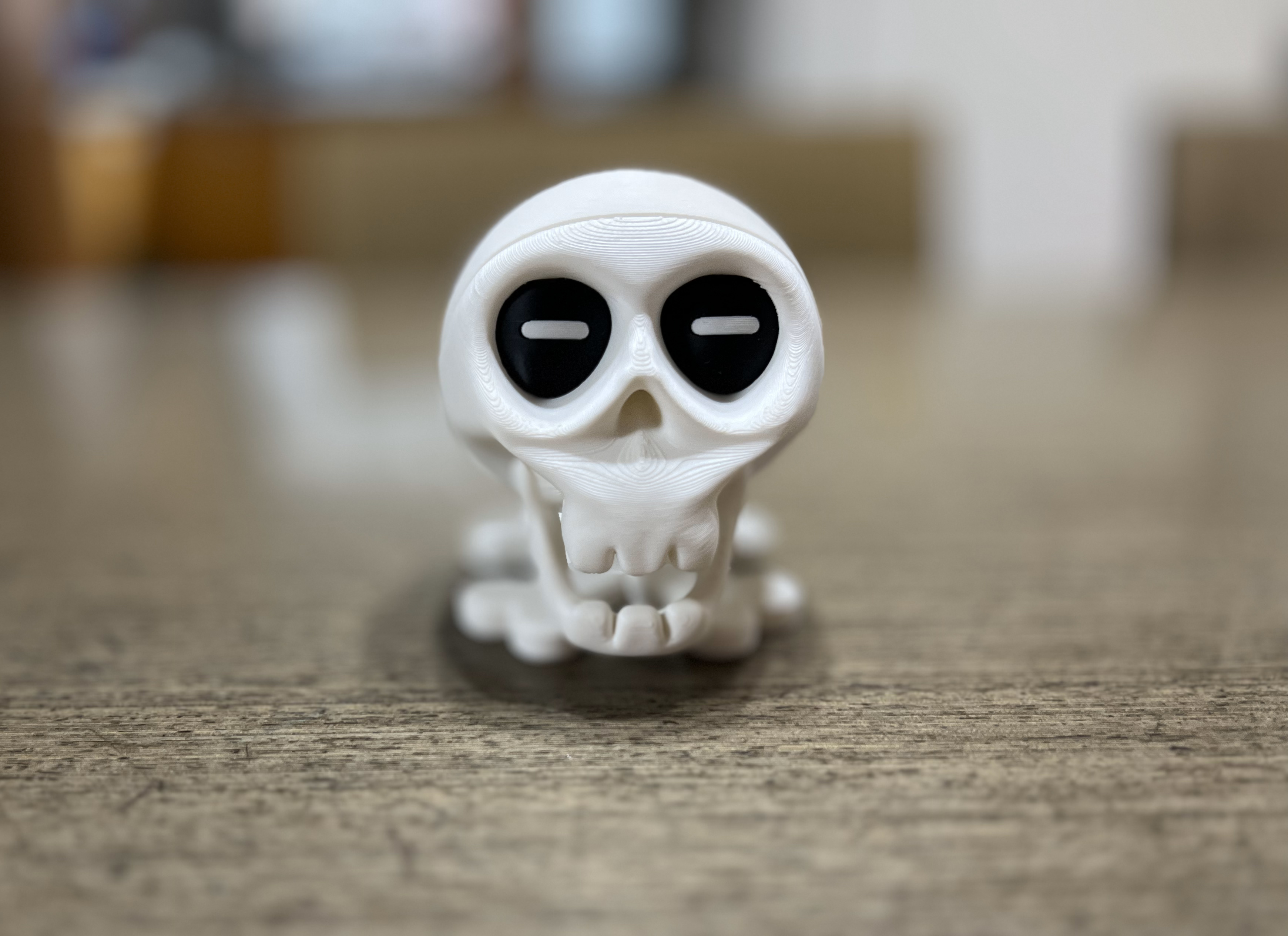 Miniatura 5 do modelo 3D Skull Statue- Expression Changing Available