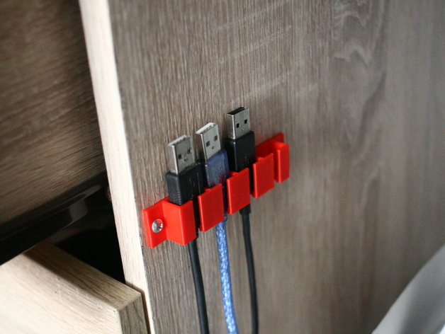 Sostenedor de cables USB