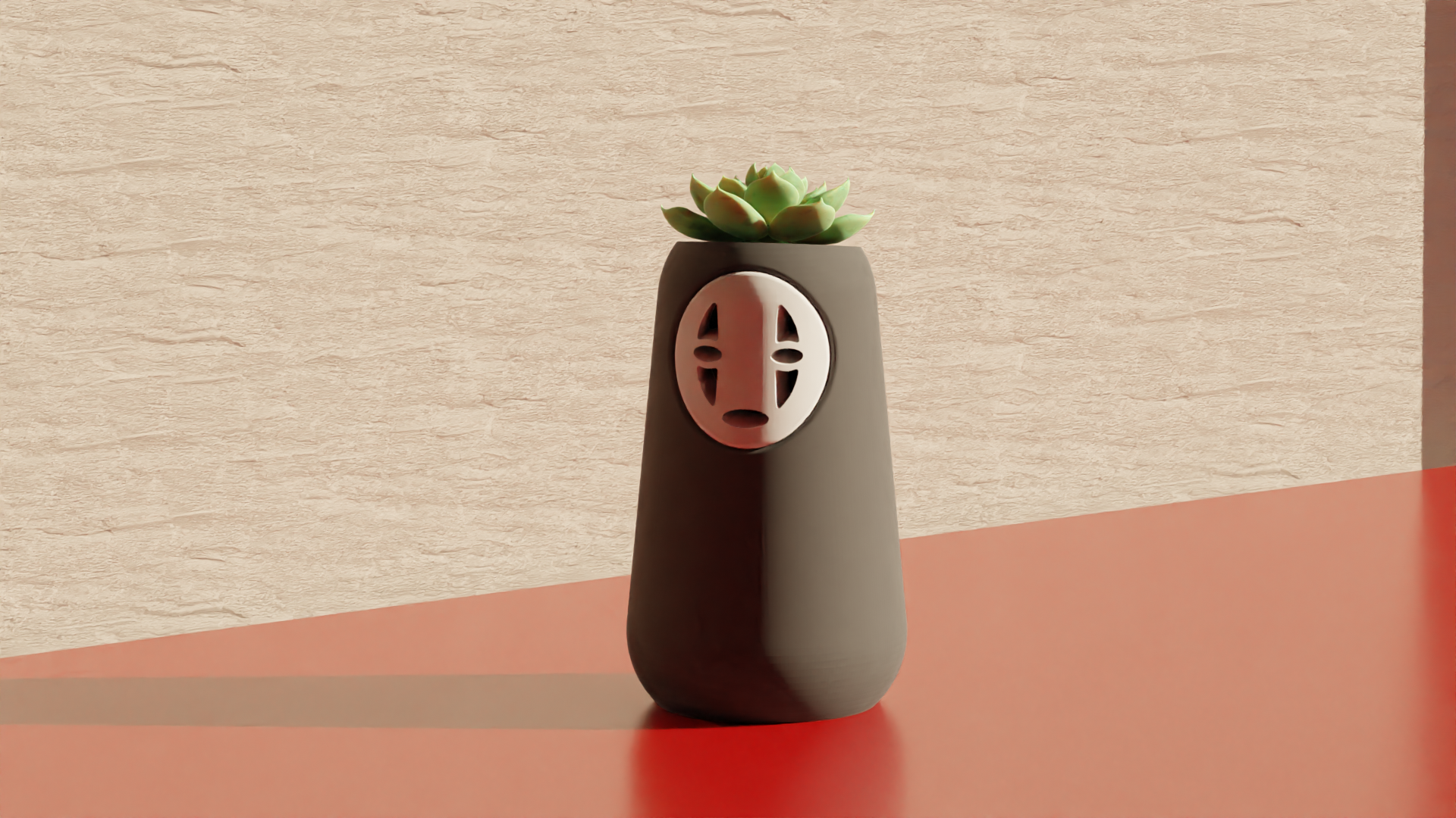 No Face (Kaonashi - Spirited Away) - Pot Plant
