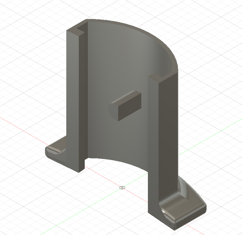 Miniatura 2 do modelo 3D dyson v6 bin release button-clip