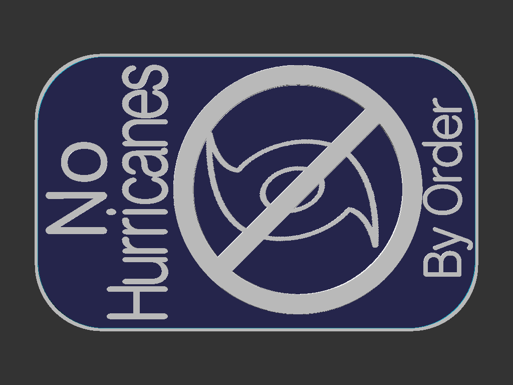 Miniatura 8 do modelo 3D "No Storms" signs
