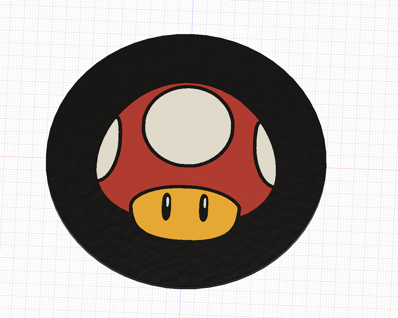 Mario Kart Coasters Mushroom by Humsie Download free STL model
