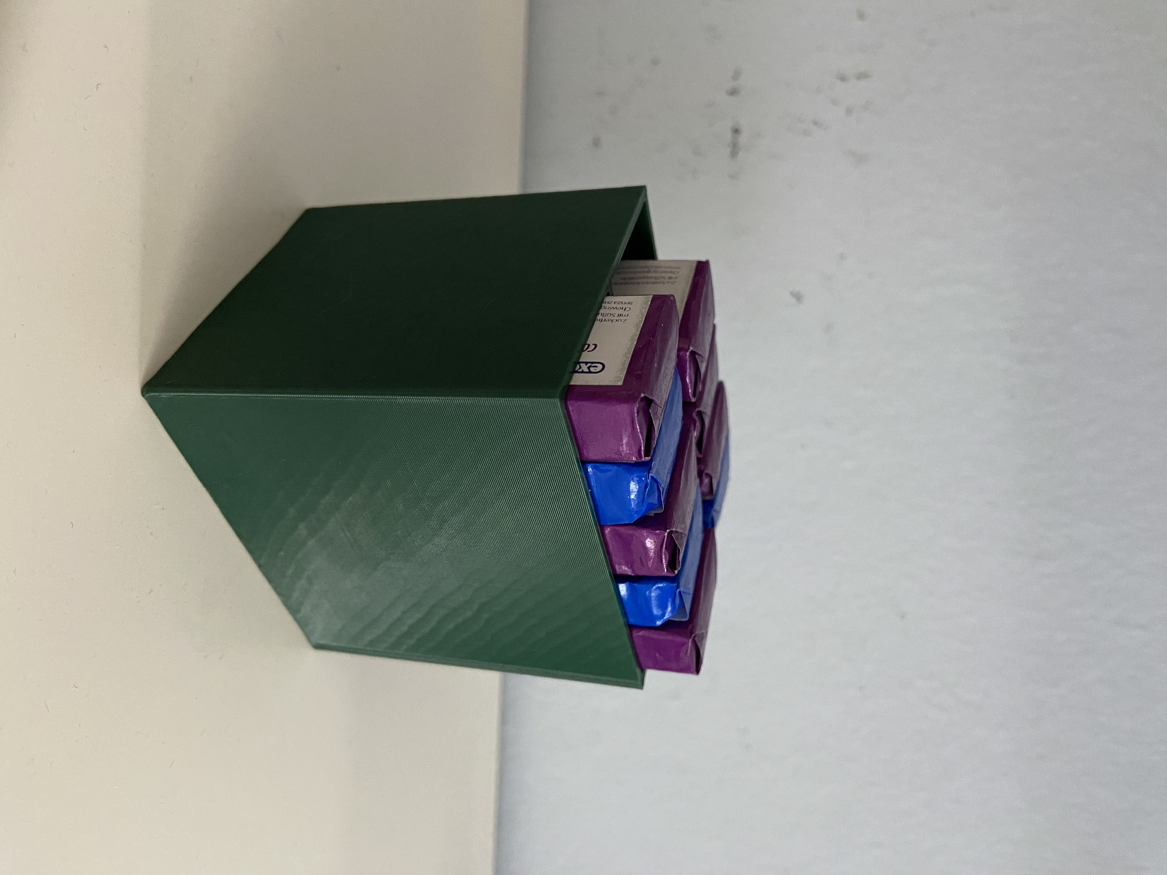 Chewing gum pack holder