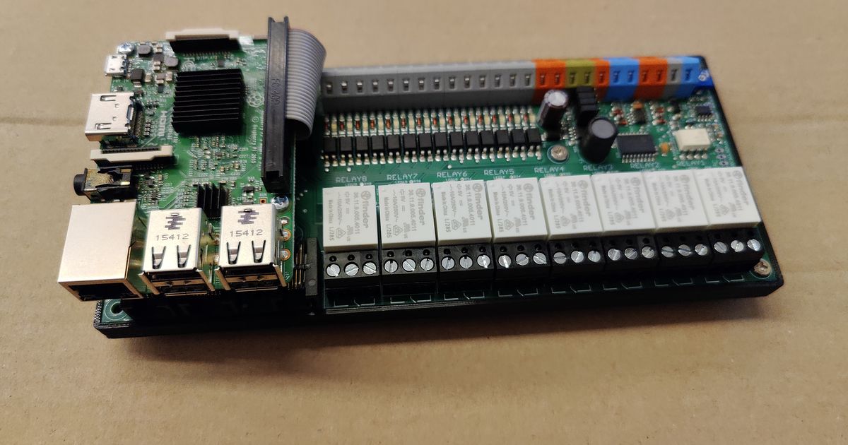 Unipi 1.1 PCB frame by rg1893 | Download free STL model | Printables.com