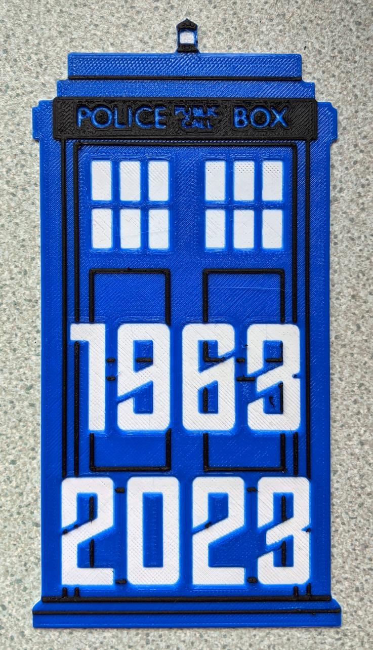 Doctor Who 60th Anniversary Tardis
