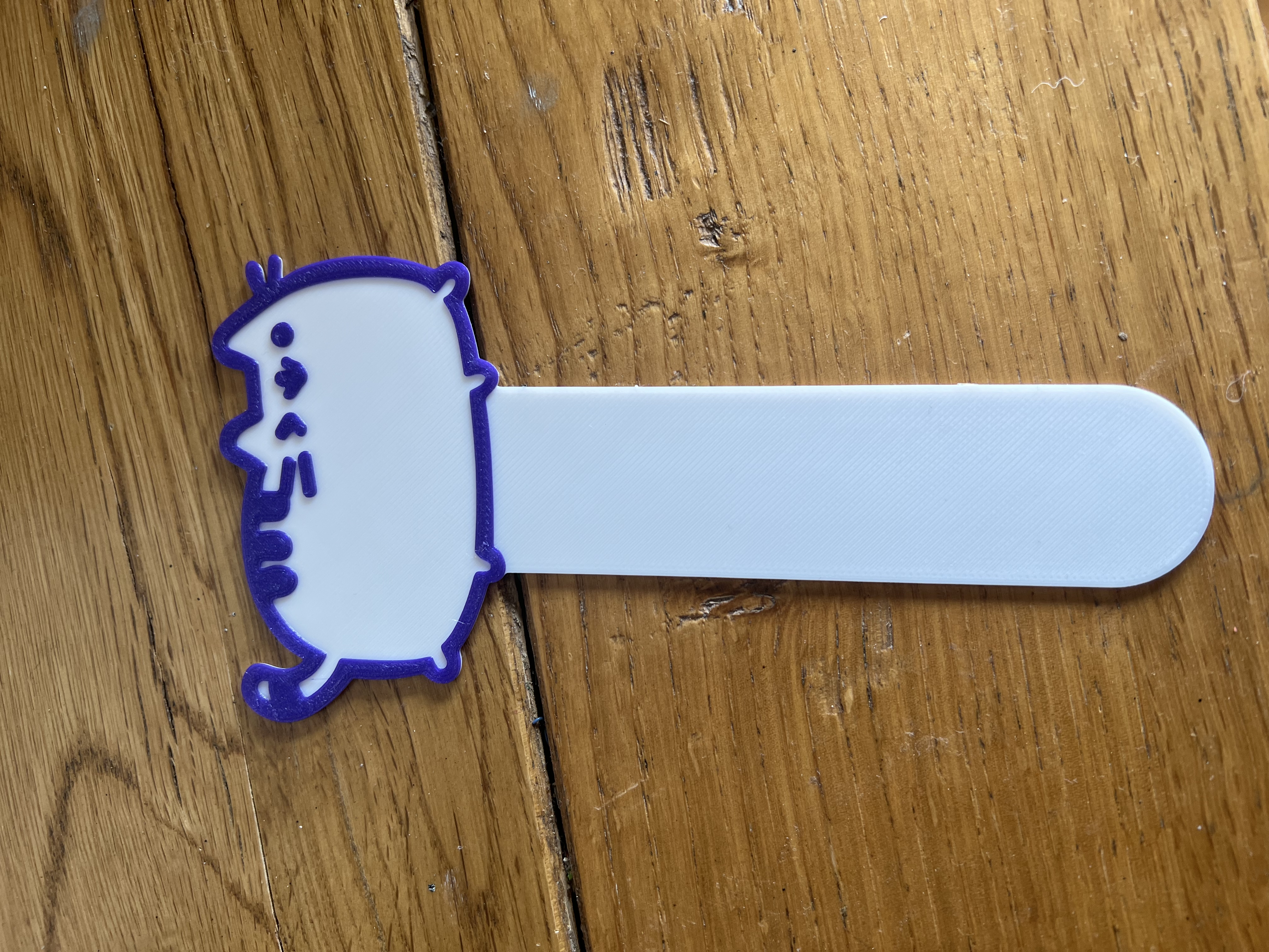Pusheen Cat Bookmark - Happy and Winking