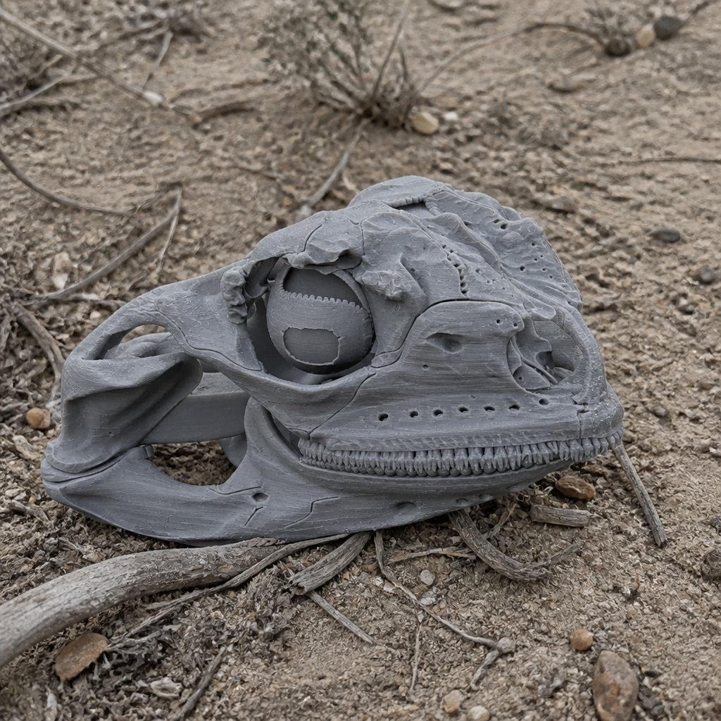 Marine Iguana Skull