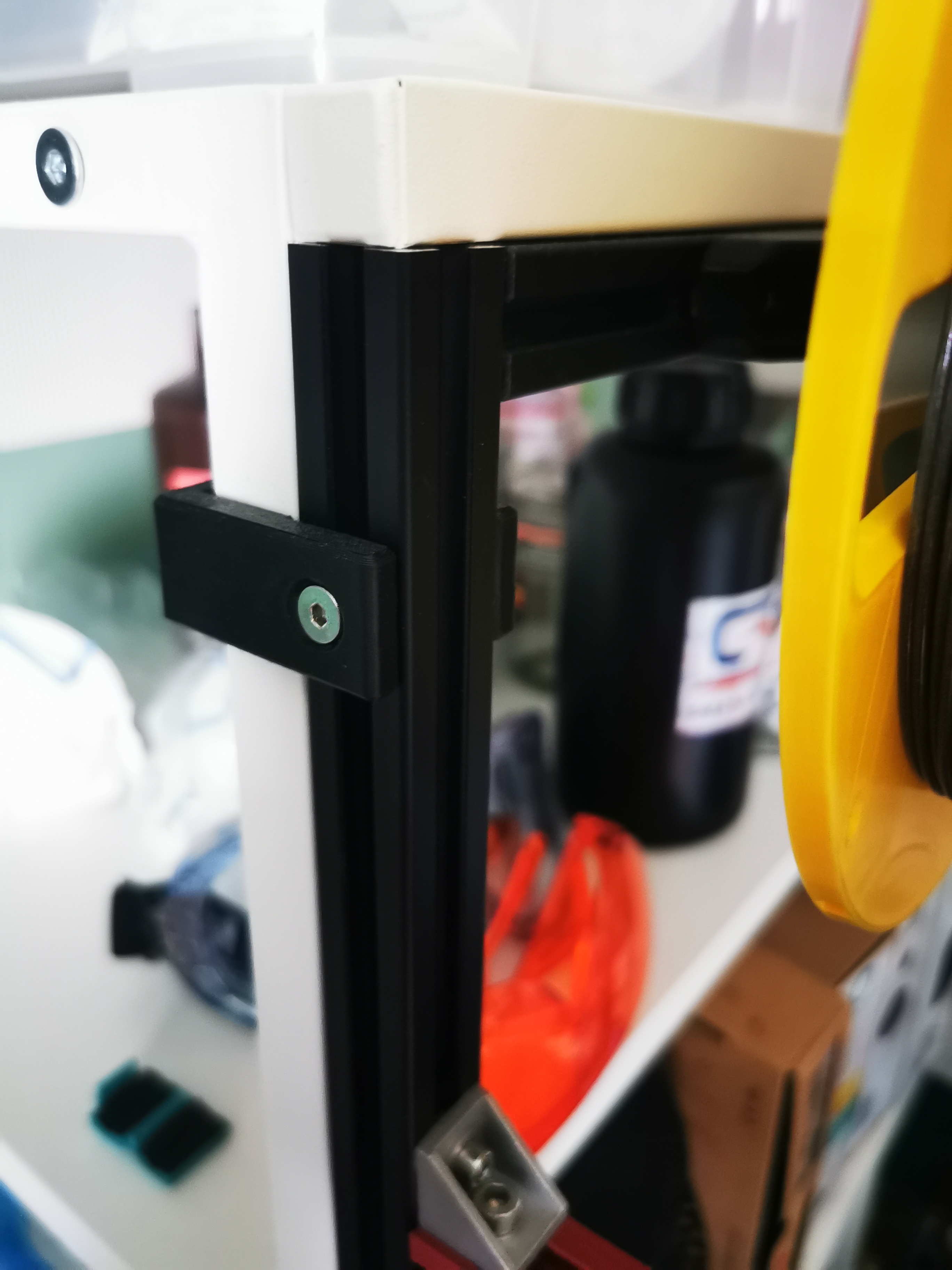 2020 extrusion holders for IKEA PLATSA open shelving unit