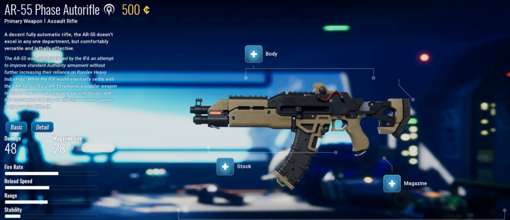 Co-Tec AR-55 from The Cycle: Frontier