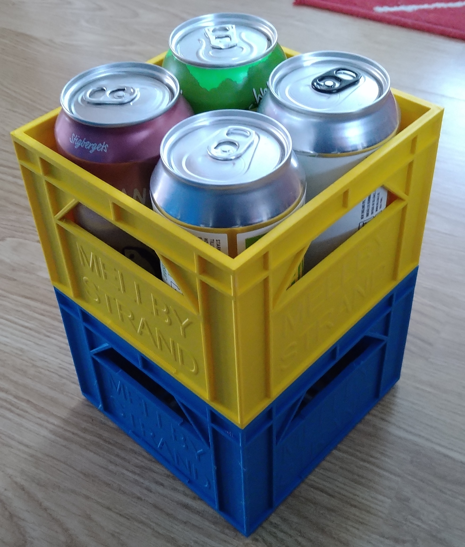 Crate for cans