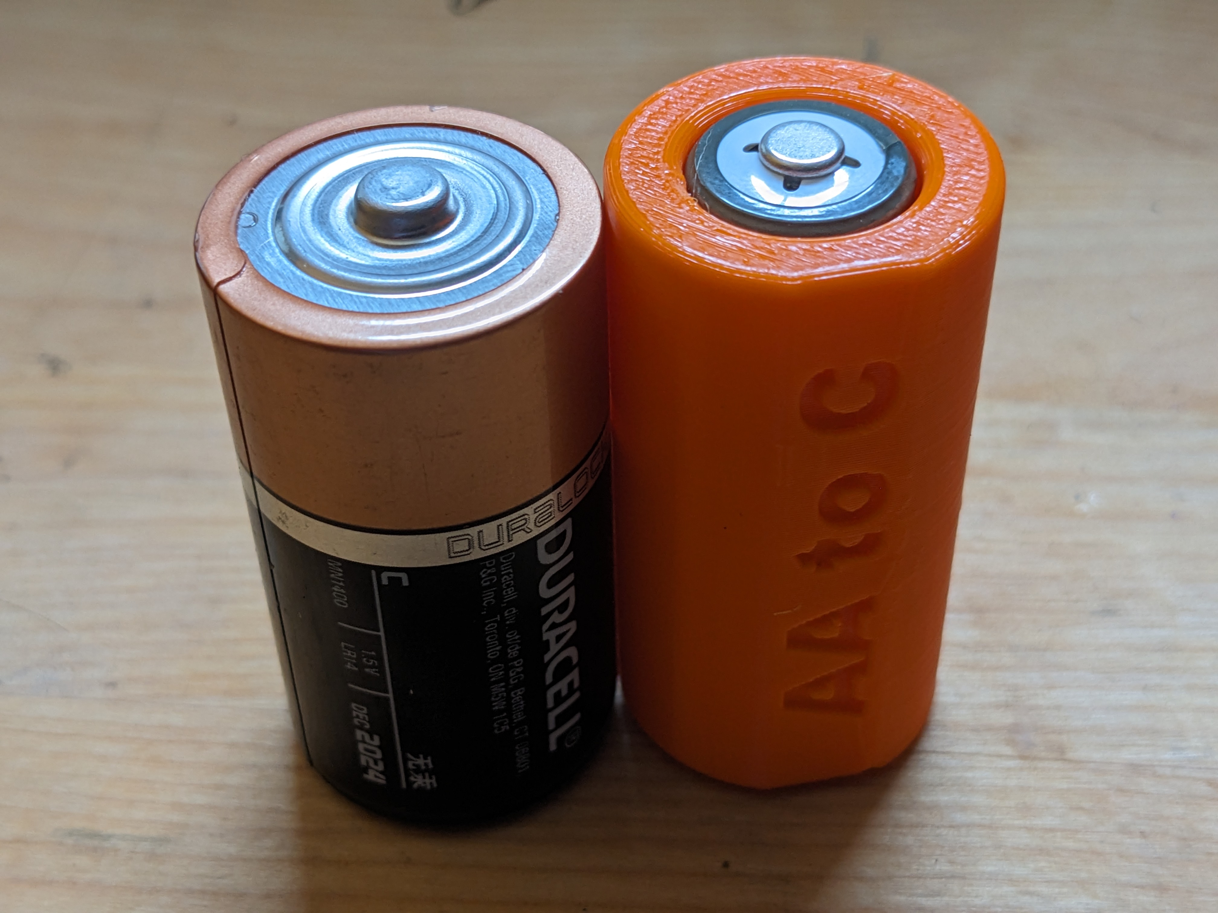 AA to C Adapter