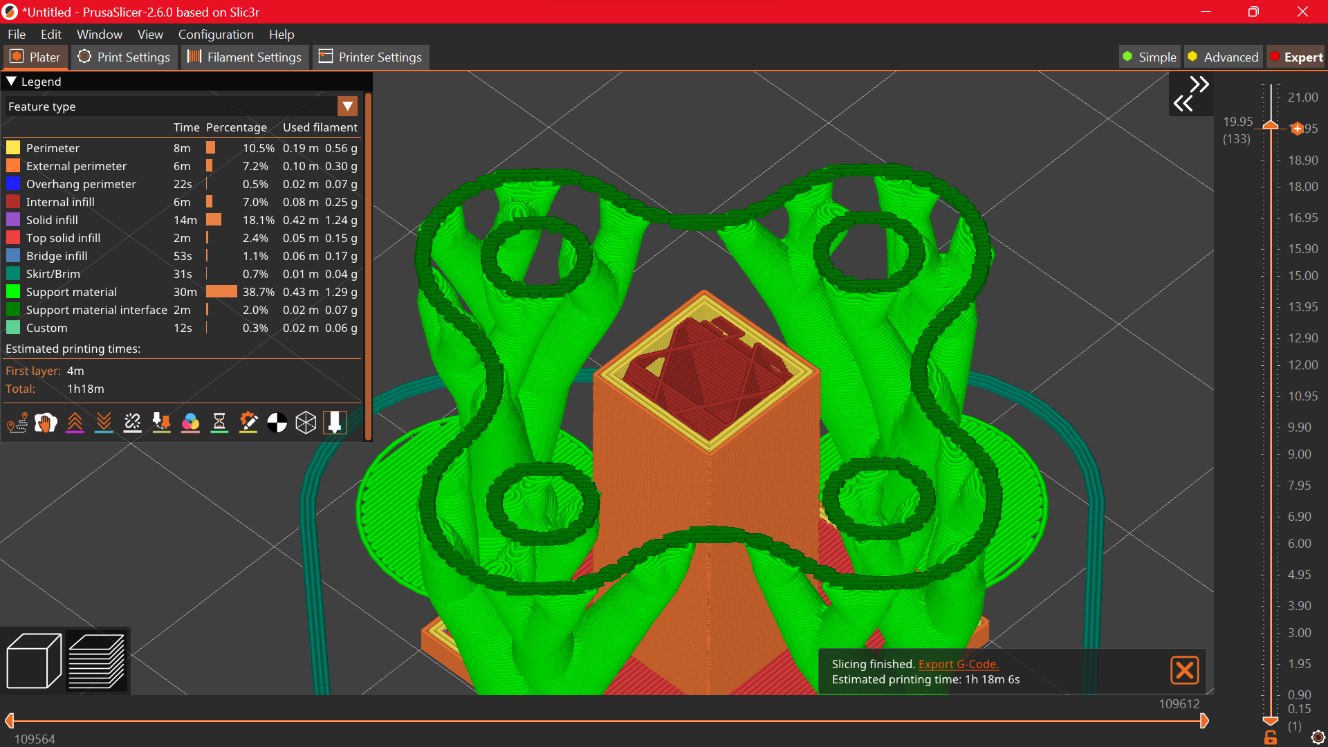 Miniatura 4 do modelo 3D Quick Easy Organic/Tree Support Test